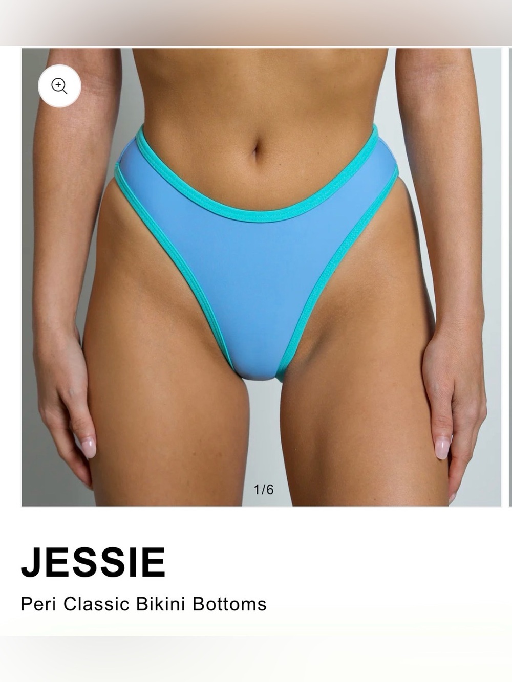 93 Play Street Jessie Peri Classic Bikini Bottoms - L